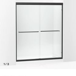 Sterling Shower Door Matt Black