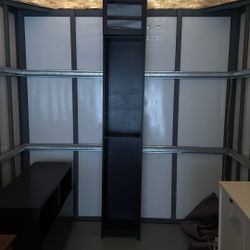 4 Dark Wood Cabinets