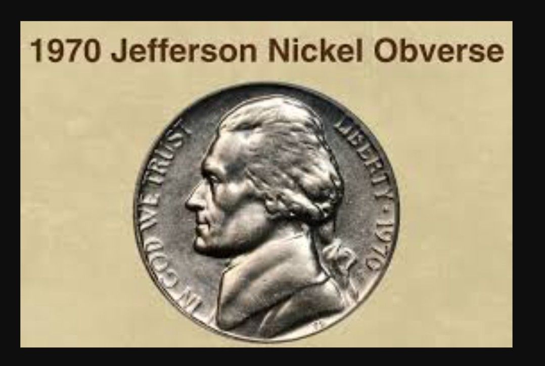 Collection Of 160 Jefferson Nickels From Years 1970 Through 1979, In 4 Rolls Of 40 Each
