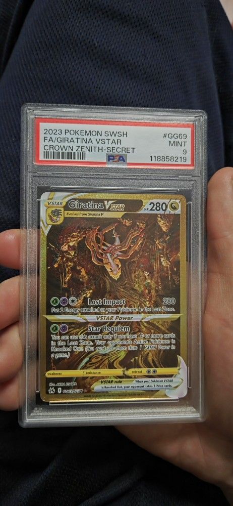 Pokemon PSA 9 Girarina V Star