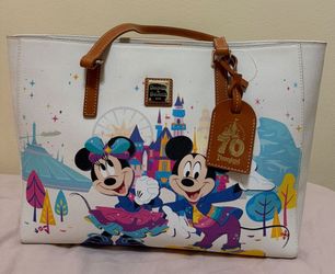 Mickey Mouse and Friends Dooney & Bourke Tote Bag – Disneyland 70th Anniversary