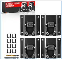 Heavy Duty Tie Down Anchors 4 Pack, Truck Bed Tie Downs Car Accessories Fit for 2015-2025 Ford F150 F250 F350 & Raptor 2026, Replace# FL3Z-99000A64-B 