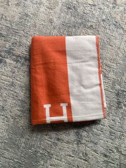 Blanket Orange and Cream