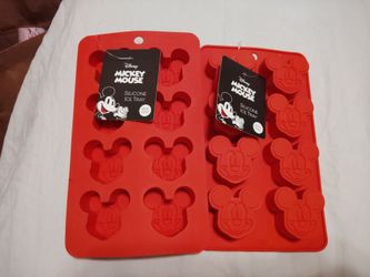 Mickey Mouse silicone ice trays set of two