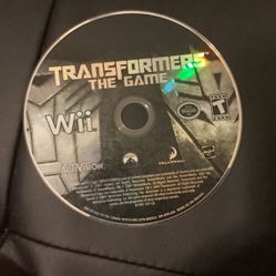 Transformers The Game Wii