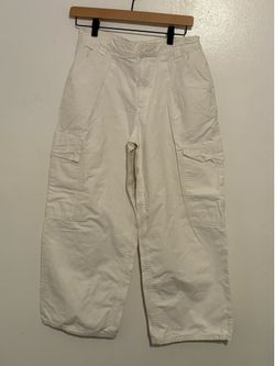 ASOS DESIGN White Petite Cargo Pants US 6