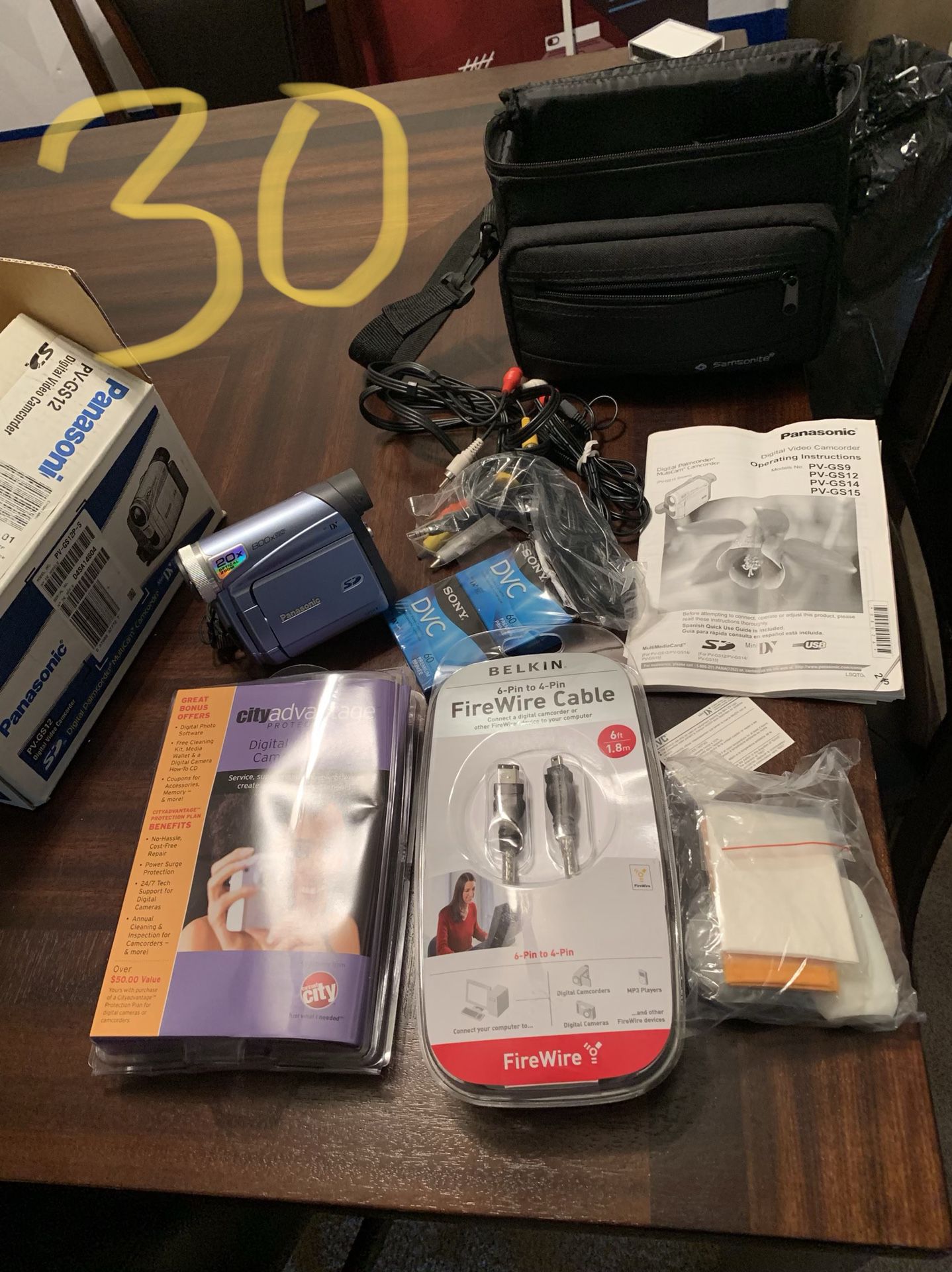 Panasonic Camcorder and accessories