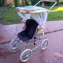 Vintage Baby Stroller Darling Baby Shower Decoration Hedstrom Co. Excellent Condition