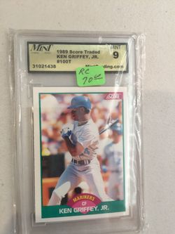 Ken Griffey Junior certified card
