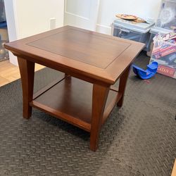 Two (2) All Wood Tables