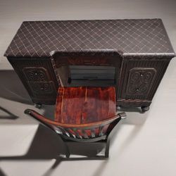 Vintage Desk And Chair 