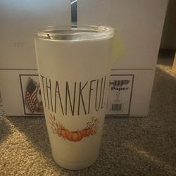 Thankful Rae Dunn cup