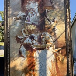 Stunning Hand-Painted Artwork – 80” x 57”