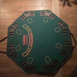 Foldable Portable Poker and Black Jack Table