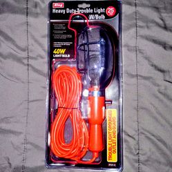 NEW heavy duty trouble work light with Bulb