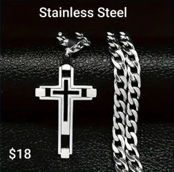 Stainless Steel Cross necklace
