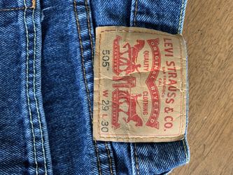 Levis 505 jeans W 29 L 30