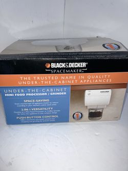 BLACK & DECKER SPACEMAKER UNDER COUNTER COFFEE GRINDER, FOOD PROCESSOR, CG800