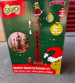 Mr. Christmas Grinch Animated Scissor Lift