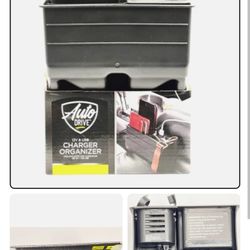 NEW Auto Now 12 v  & USB Charger & Organizer