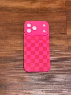Pink Checkered iphone 17 18 Pro Max Phone Case