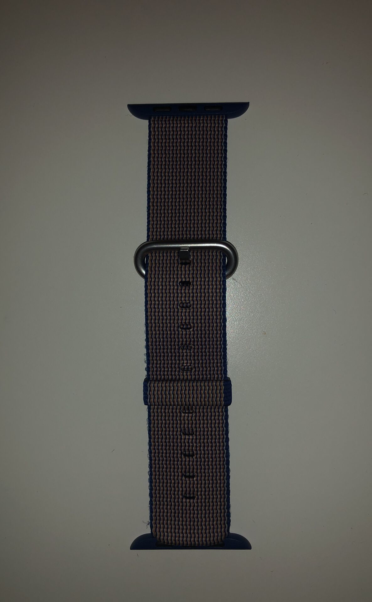 Apple Brand 42mm Nylon Woven Blue Apple Watch Band