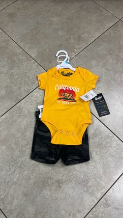 Brooklyn Cloth Baby Boy’s Onesie and Shorts Set, Size 0-3 Months