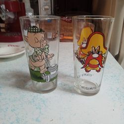 Vintage Pepsi Collector Glasses From The 70s