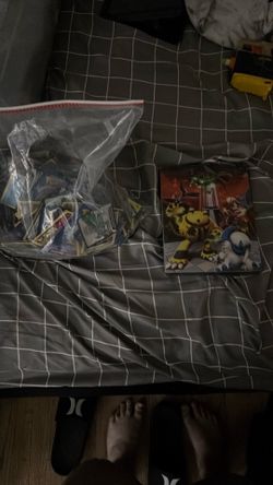 Huge trading card bag plus Pokemon binder