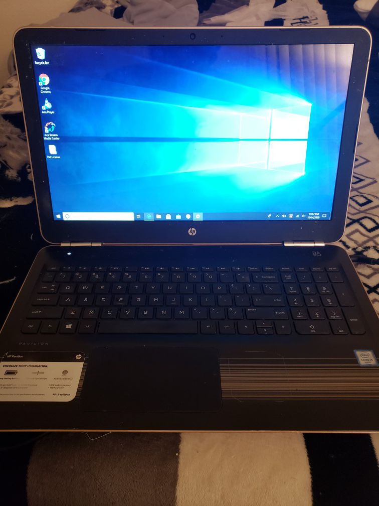 HP 15 inch touch screen laptop
