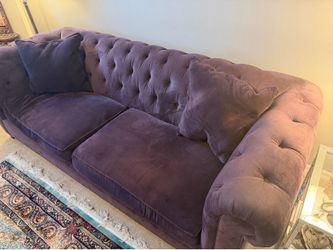 Martha Stewart Tufted Chesterfield Sofa