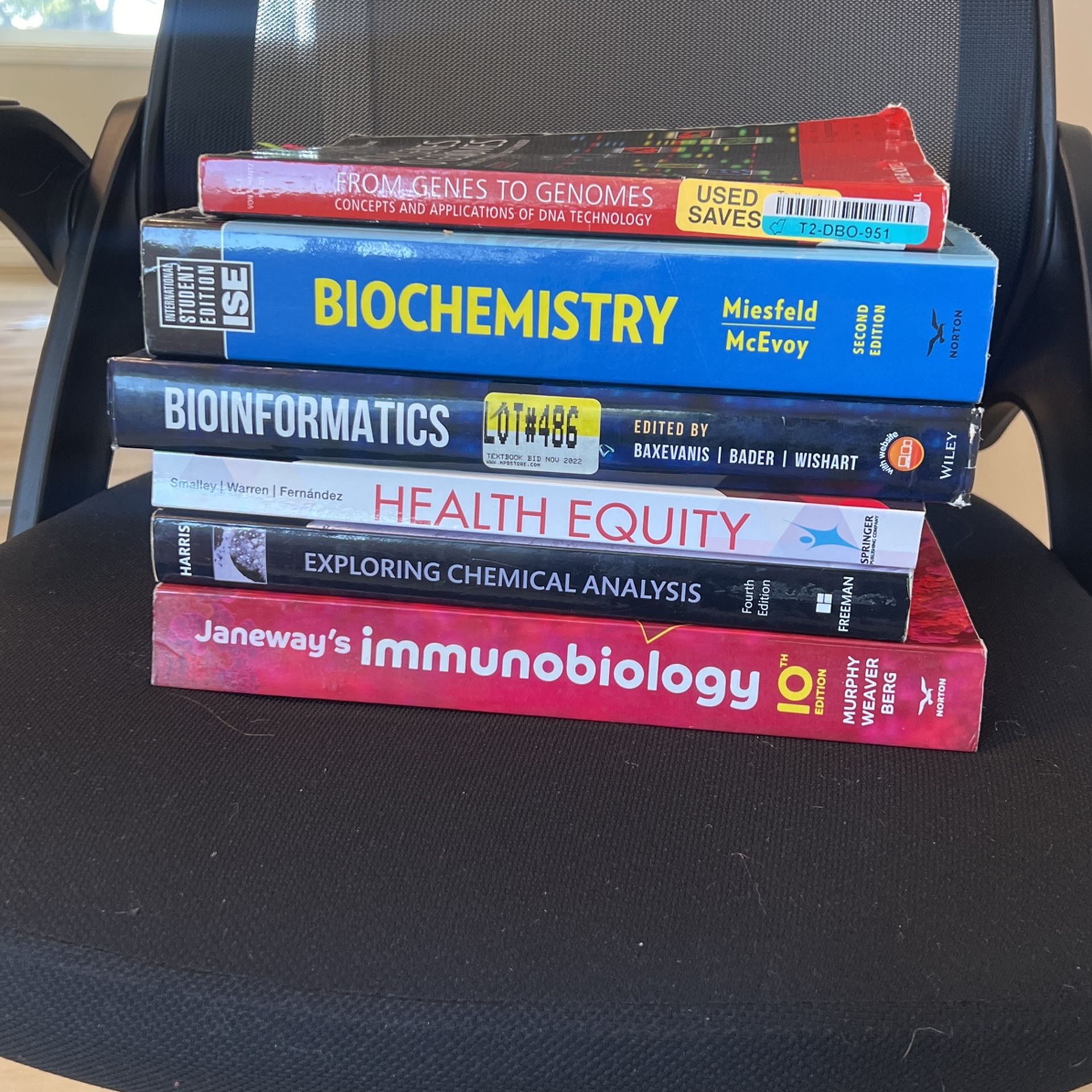 Various Biochemistry Textbooks