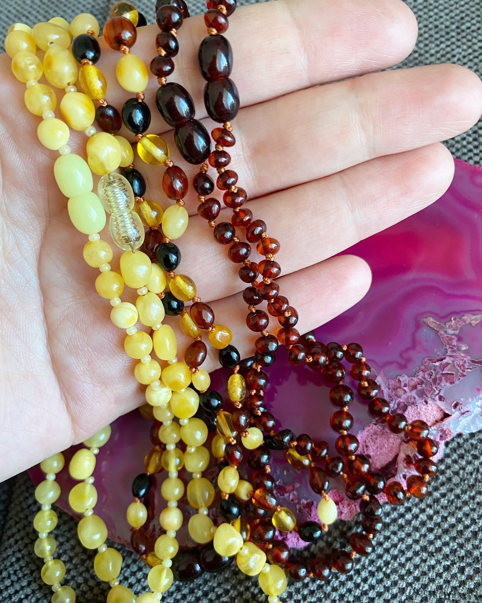 Amber Teething Necklaces