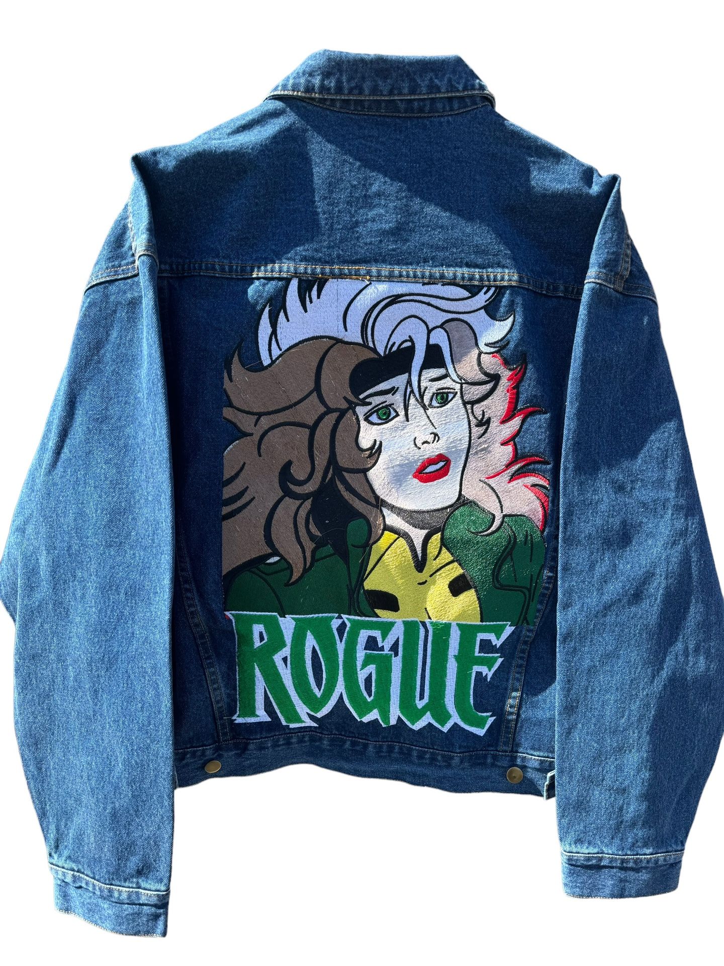Vintage X-men rouge denim jacket rare insane