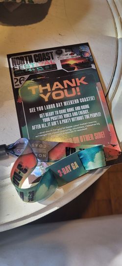 North Coast Festival 3-Day GA Wristband