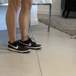 Nike Black With White Dunks Boys 4/Women Size 5.5