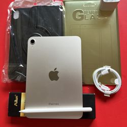 Apple ipad Mini 7th Generation ( Newest / A17 pro) 128GB with pen, case and accessories