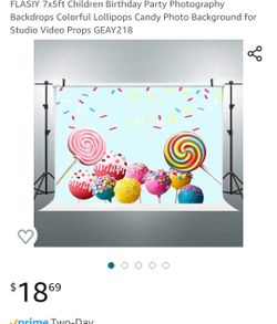 Candy Photo Backdrop