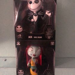 Sally And Jack Skeleton Vinyl Figure