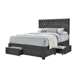No Down Payment!! Queen and King Size Storage Bed With Mattress, Free Delivery