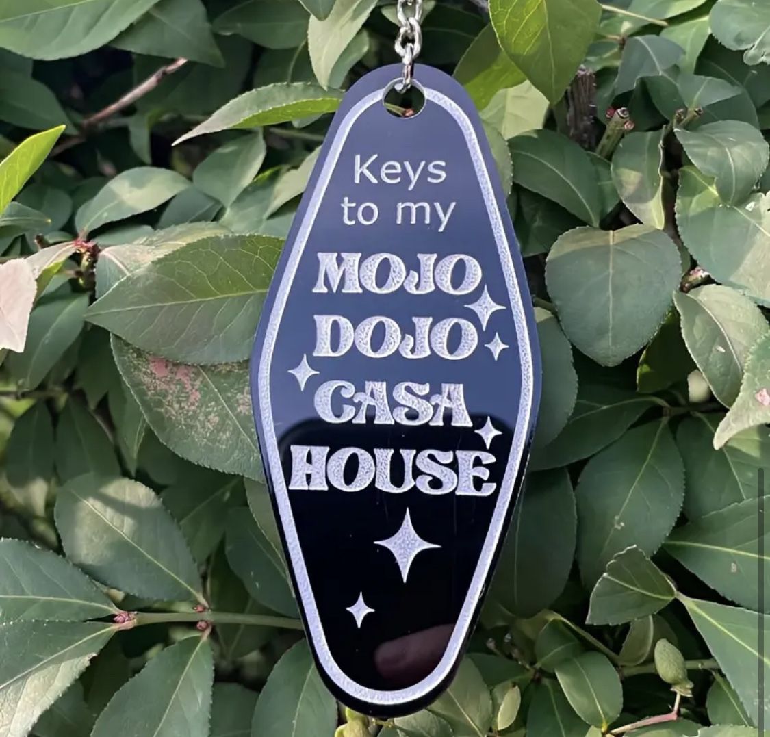 Brand New Ken Barbie Movie Mojo Dojo Casa House Key Ring 