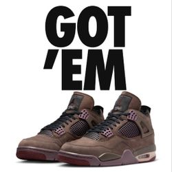 Jordan 4
A Ma Maniére Dark Mocha 7.5 M