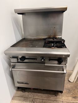 American Range Commercial Gas Range with Griddle