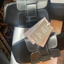 H&M Black Genuine Leather Sand NWT