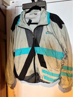 Vintage 90s Givenchy Activewear Logo Coat  Windbreaker Jacket