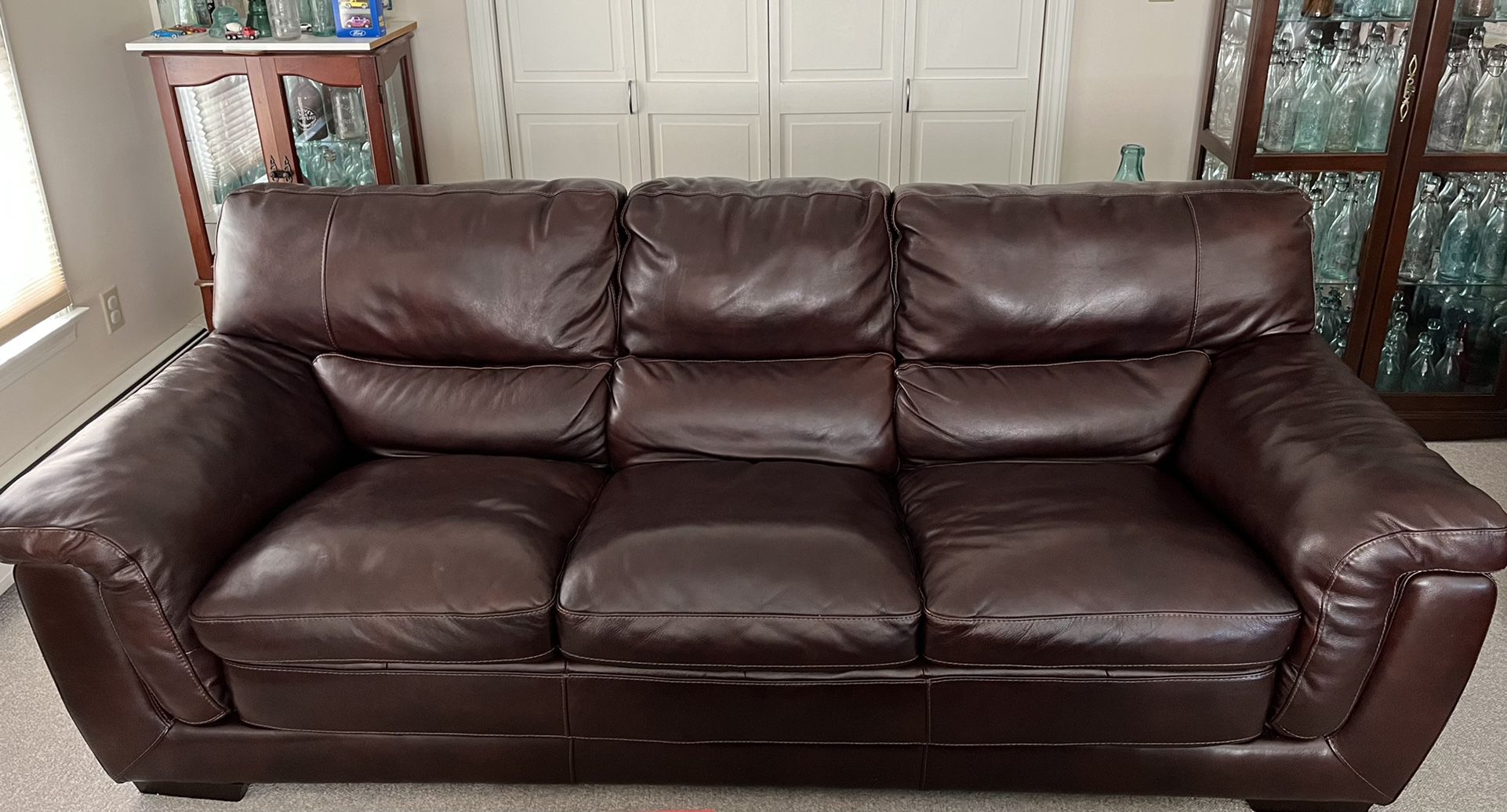 raymour and flanigan leather sofa reviews