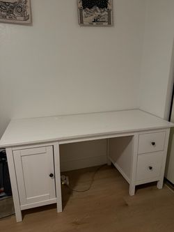 Ikea White Hemnes Desk