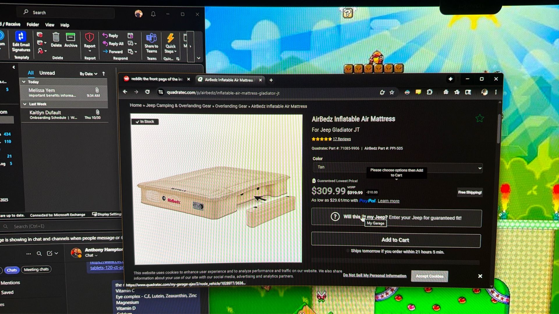 Airbedz  Gladiator Inflatable Air Mattress 