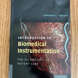 Book - Biomedical Instrumentation