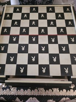 solid wood checker board game
